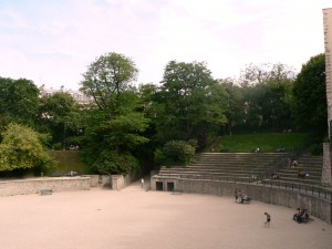 arène principale du jardin