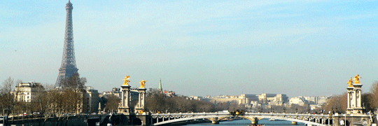 pont alexandre III et tour eiffel