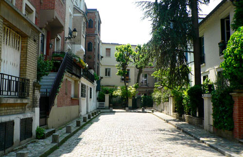 vue de la villa léandre