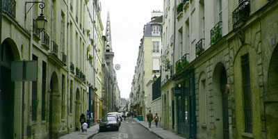 rue sur l'île de la cité, Paris