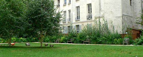 jardin rue des francs bourgeois