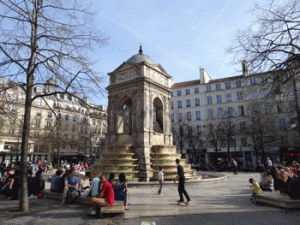 Fontaine Place Joachim du Bellay, Paris