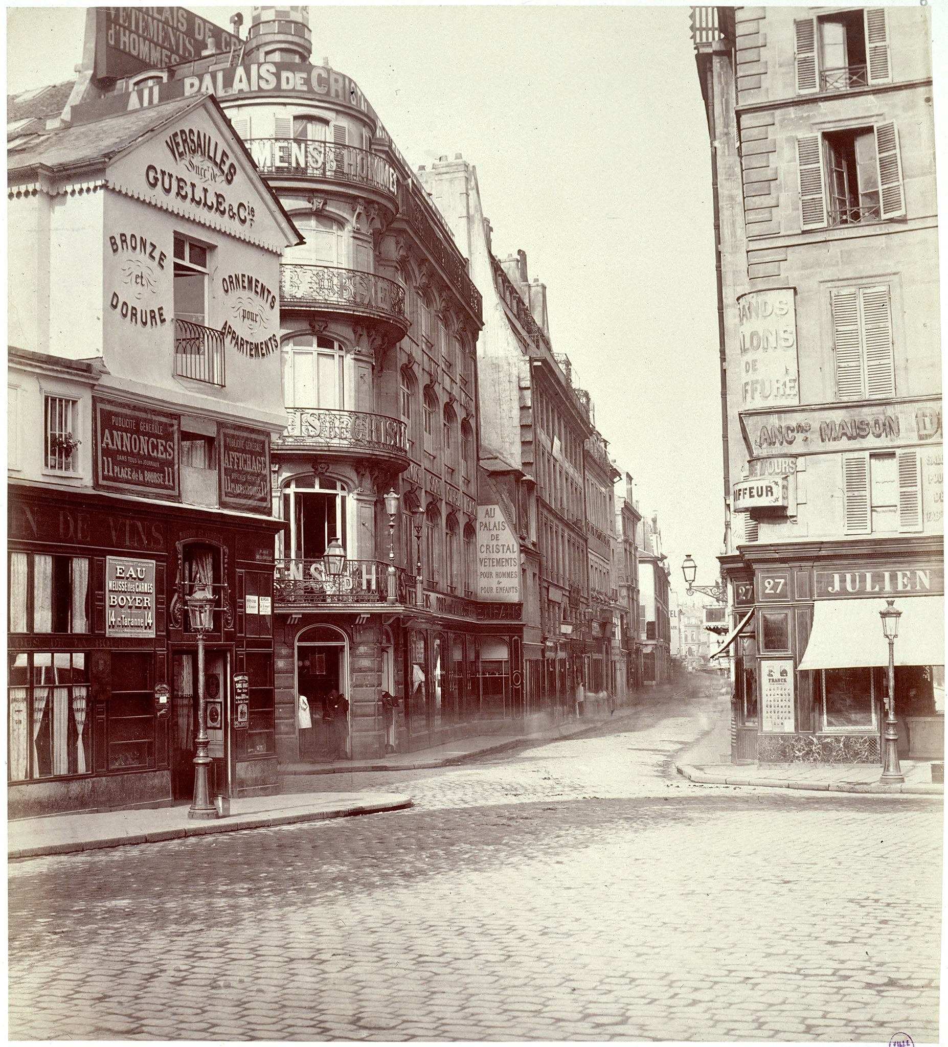 Rue des Filles-Saint-Thomas, 1868.