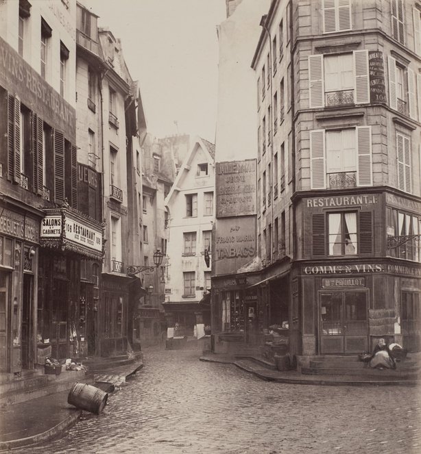 rue pirouette les halles 1865