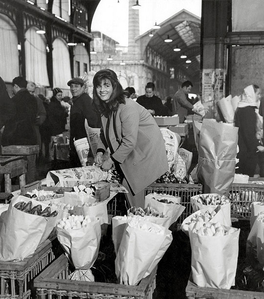 marchande de fleurs des halles 1968