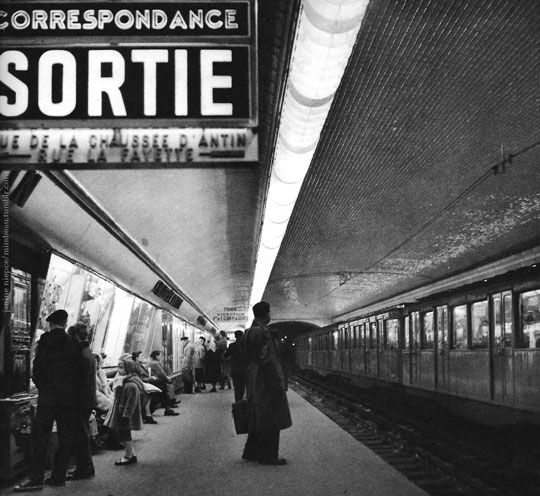 metro chaussee dantin 1950
