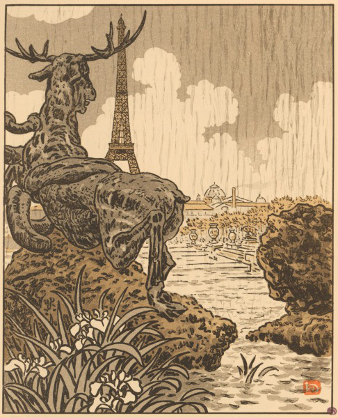 Henri Rivière (1864-1951), 1902. Lithographie en 5 couleurs, 170 x 200 mm BnF, département des Estampes et de la Photographie, DC-422-FOL © ADAGP 2009, pour l’œuvre d’Henri Rivière