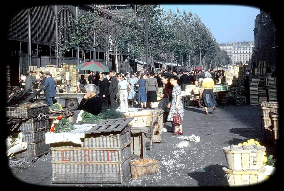 les halles paris 1950