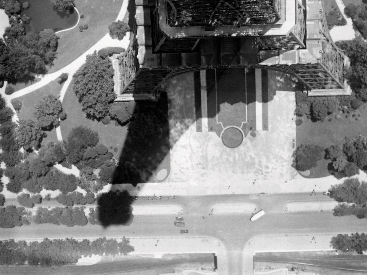 vue du haut de la tour eiffel