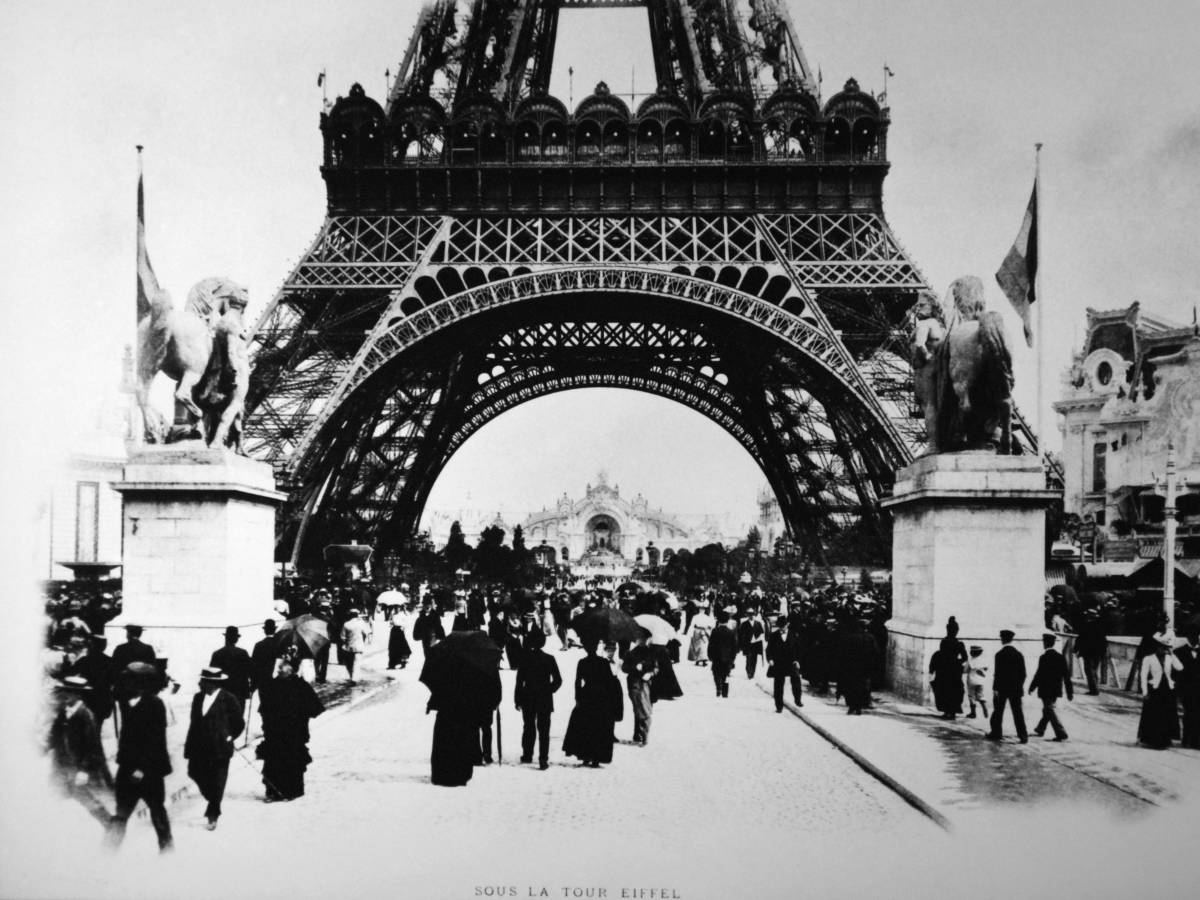 photo inauguration tour eiffel