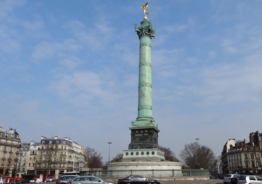 The July Column Place De La Bastille Un Jour De Plus A Paris