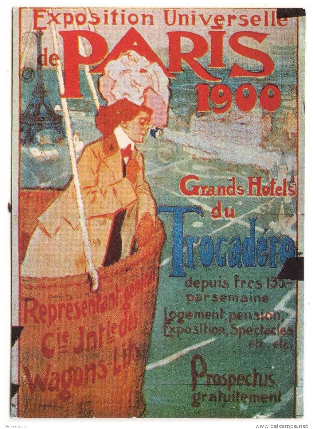 affiche paris expo 1900