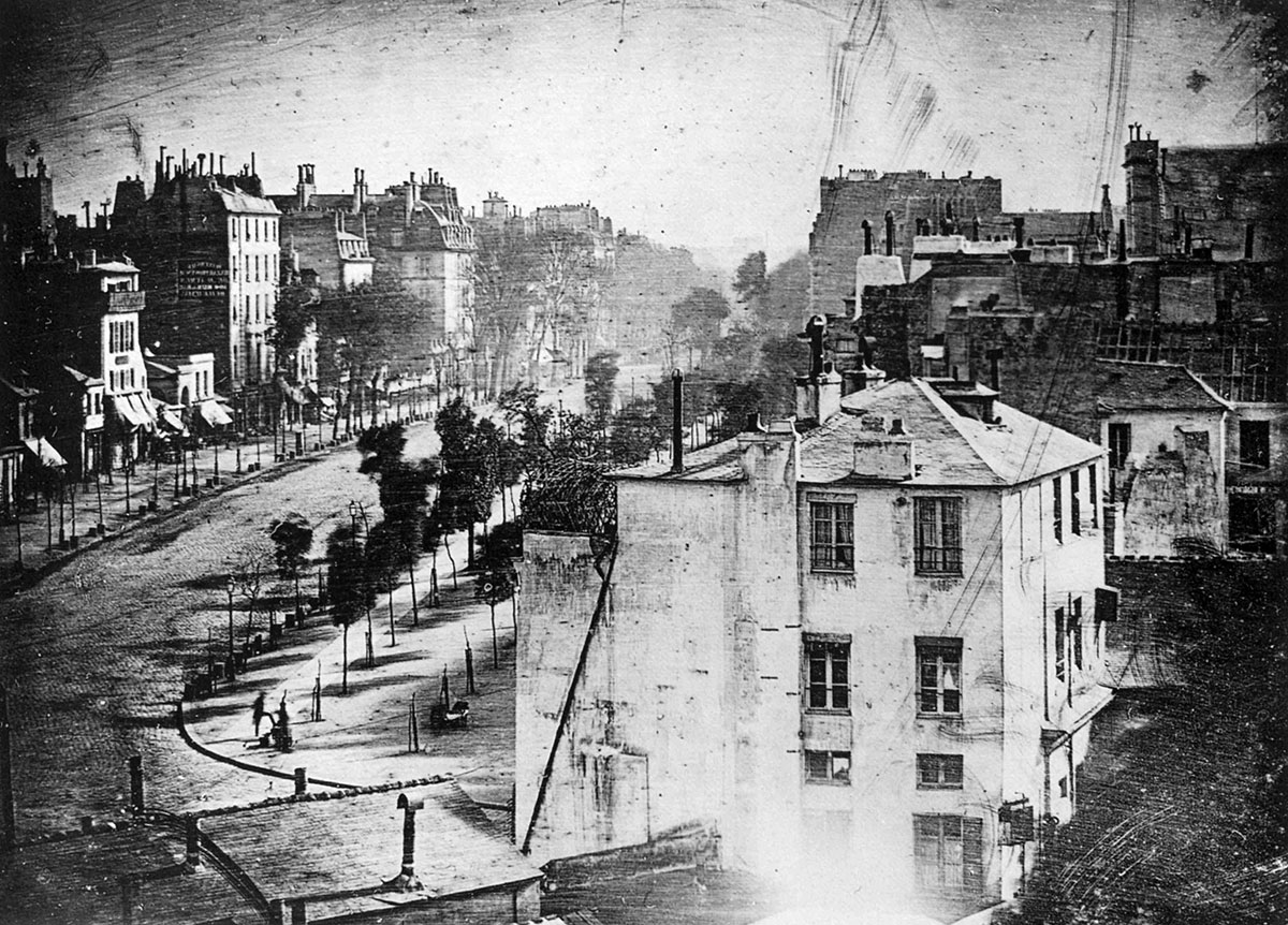 The first picture of a human being taken in Paris in 1838 | Un ...