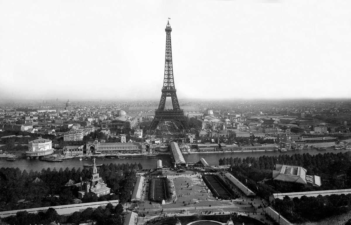 Photos : 1887-1889, la construction de la Tour Eiffel