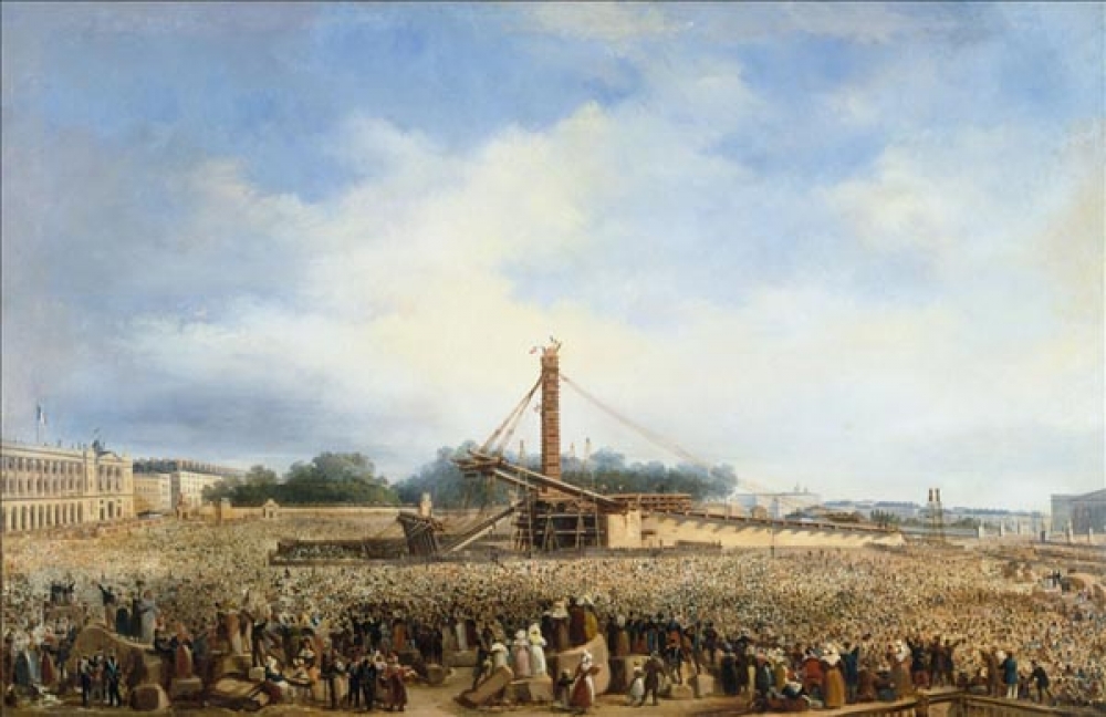 Érection de l'obélisque de Luxor sur la Place de la Concorde le 25 octobre 1836 - François Dubois, Musée Carnavalet