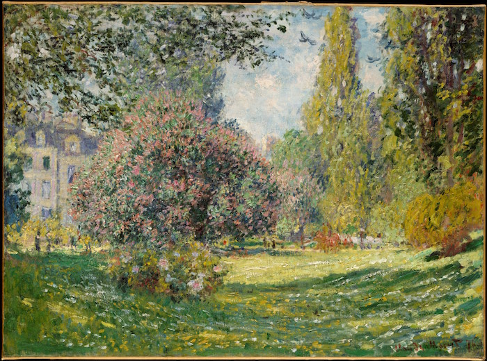 Monet, le Parc Monceau, 1876.