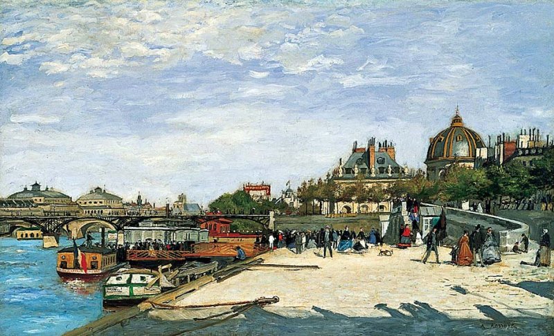 Le Pont des Arts  Pierre Auguste Renoir