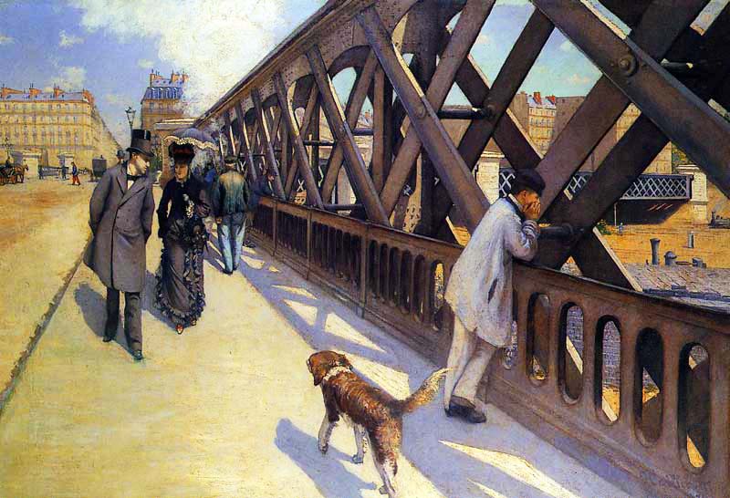 le pont de leurope Gustave Caillebotte
