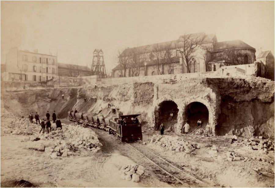 construction du Réservoir de Montmartre 1887 1889