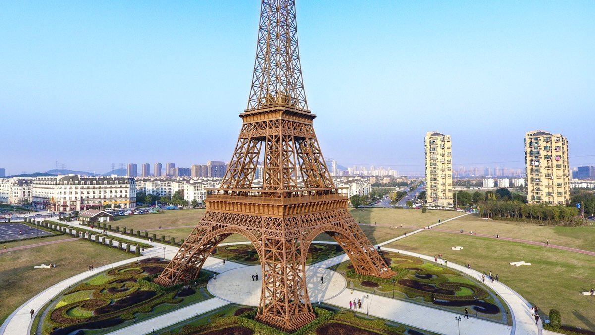 Eiffel Tower replicas around the world