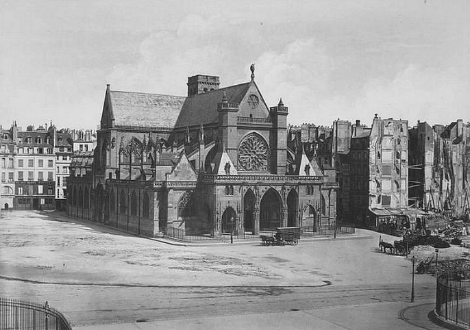 L'Église Saint-Germain-l'Auxerrois en 1856