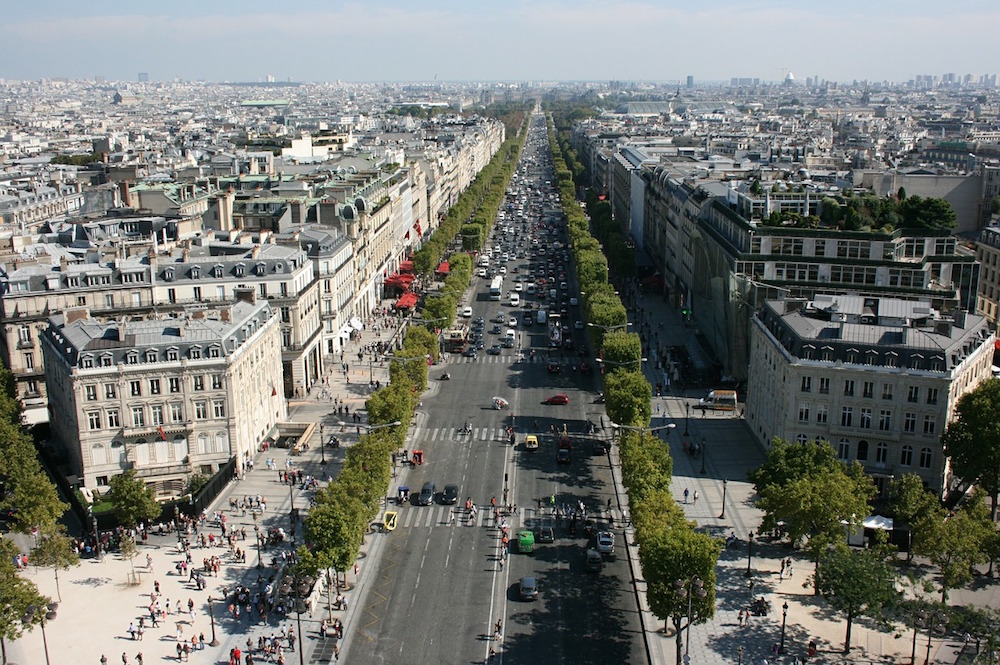 le champs elysées