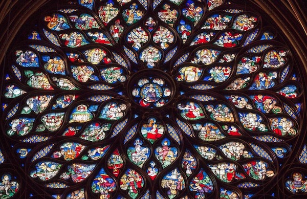 Sainte-Chapelle in Paris Rose Window